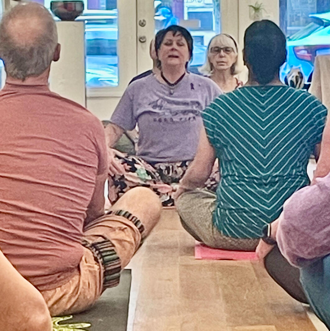 Yoga Art Hang at New Elements Gallery